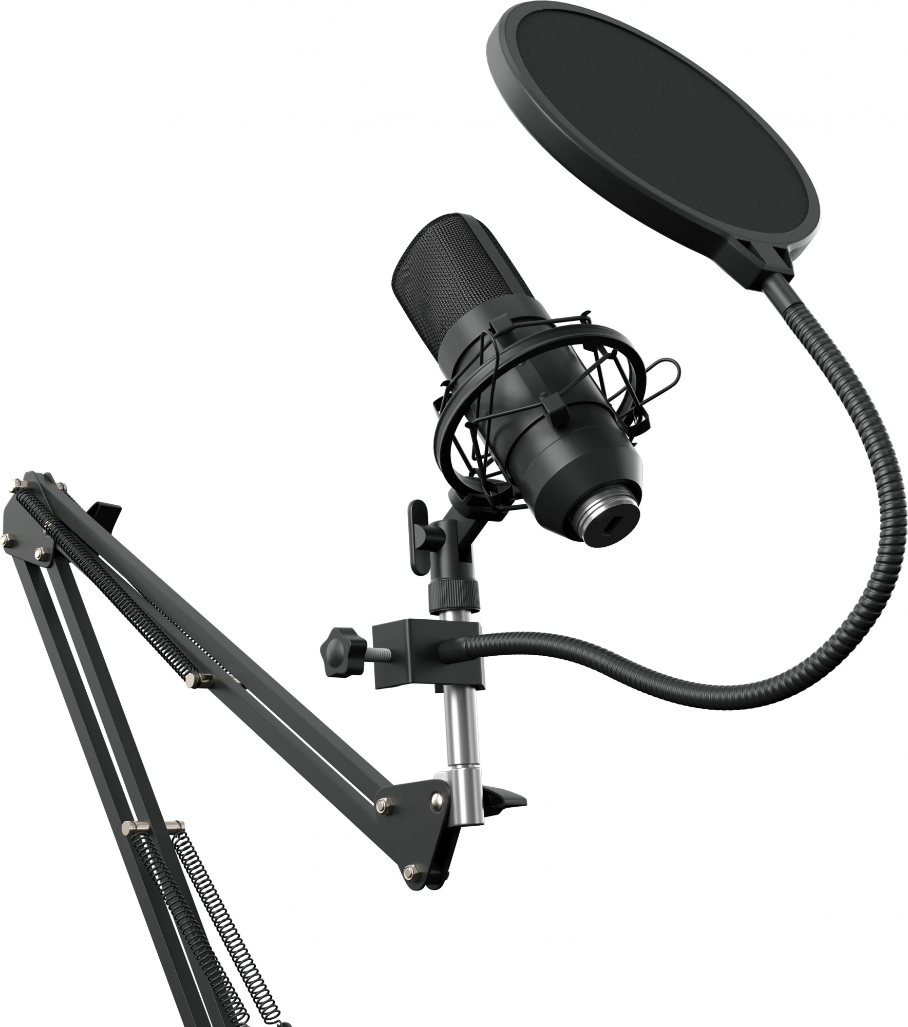 Микрофон проводной Оклик SM-700G 2.5м черный