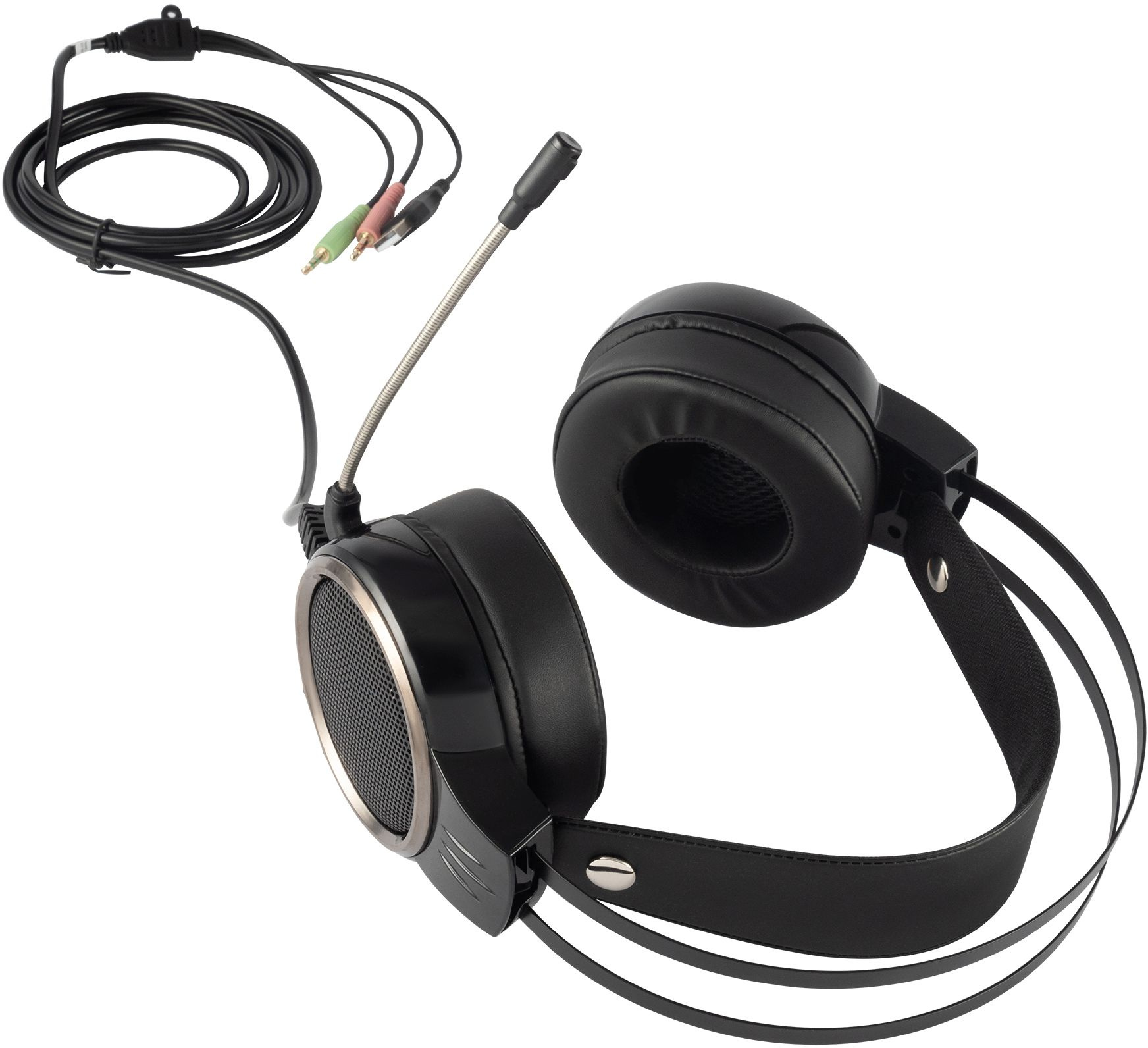 Наушники с микрофоном Оклик HS-L700G INFINITY черный 2.2м мониторные оголовье (1102308)