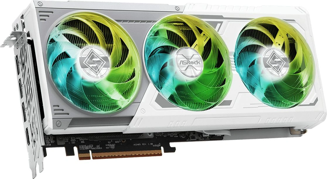 Видеокарта Asrock PCI-E 5.0 RX9070XT SL 16G AMD Radeon RX 9070XT 16Gb 256bit GDDR6 2400/20000 HDMIx1 DPx3 HDCP Ret
