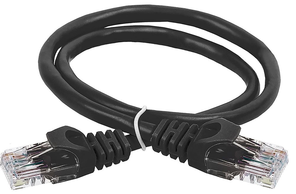 PC09-C5EU-05M - ITK Коммутационный шнур (патч-корд), кат.5Е UTP, 0,5м, черный