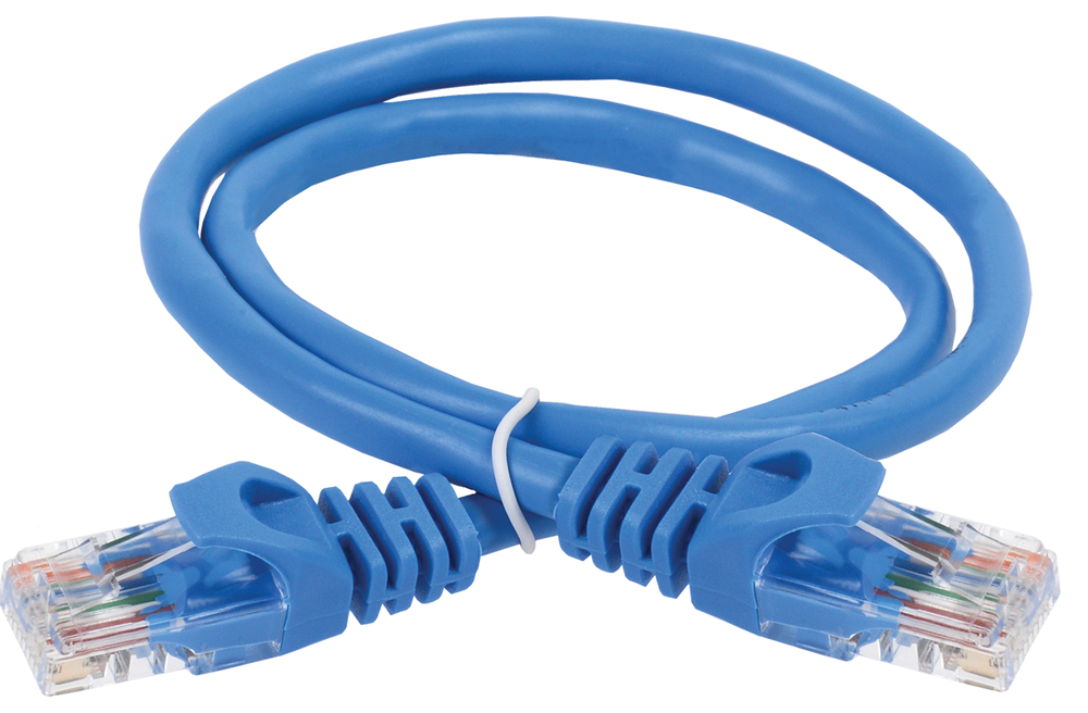 PC03-C6F-1M - ITK Коммутационный шнур (патч-корд) кат. 6 FTP PVC 1м синий