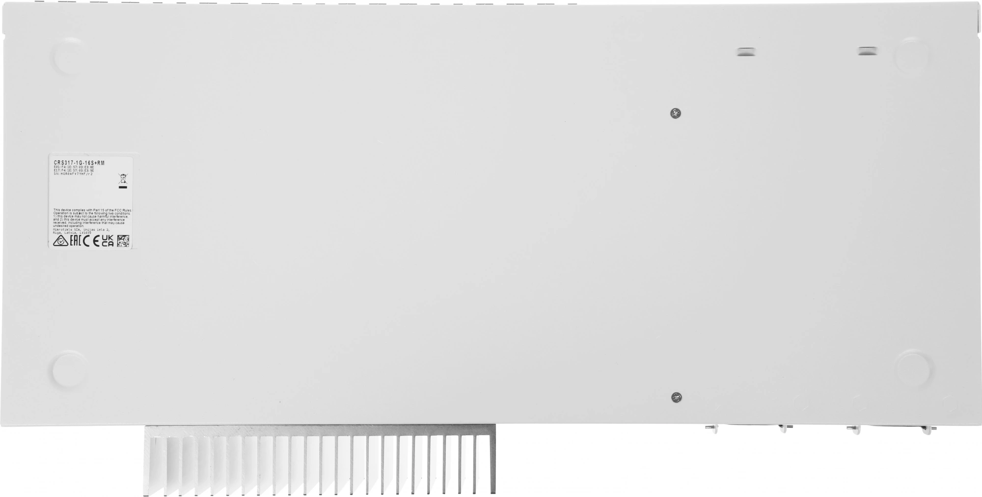 Коммутатор MikroTik CRS317-1G-16S+RM (L3) 1x1Гбит/с 16SFP+ управляемый