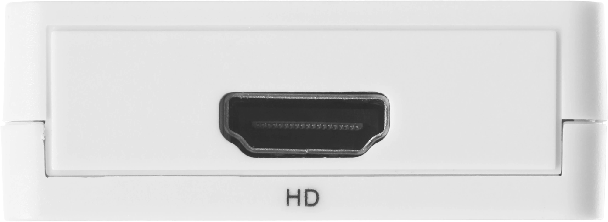 Переходник аудио-видео Premier 5-982 VGA (f)/HDMI (f)/Jack 3.5 (m) белый