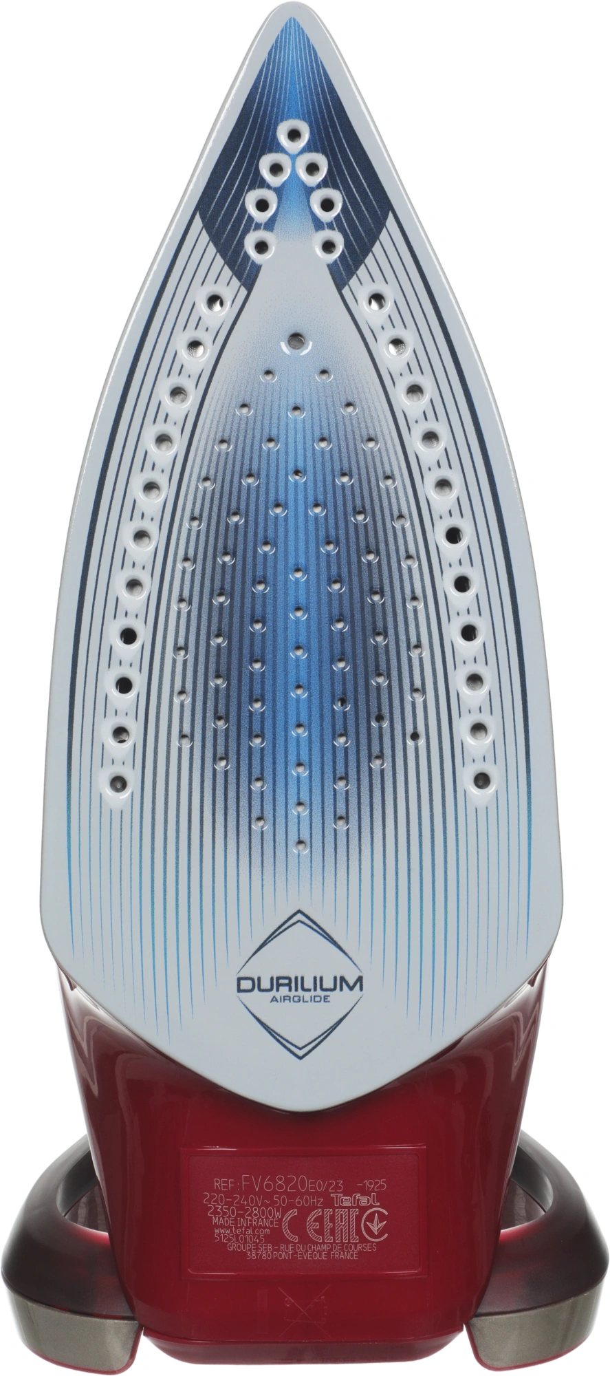 Утюг Tefal FV6820E0 2800Вт вишневый/серебристый