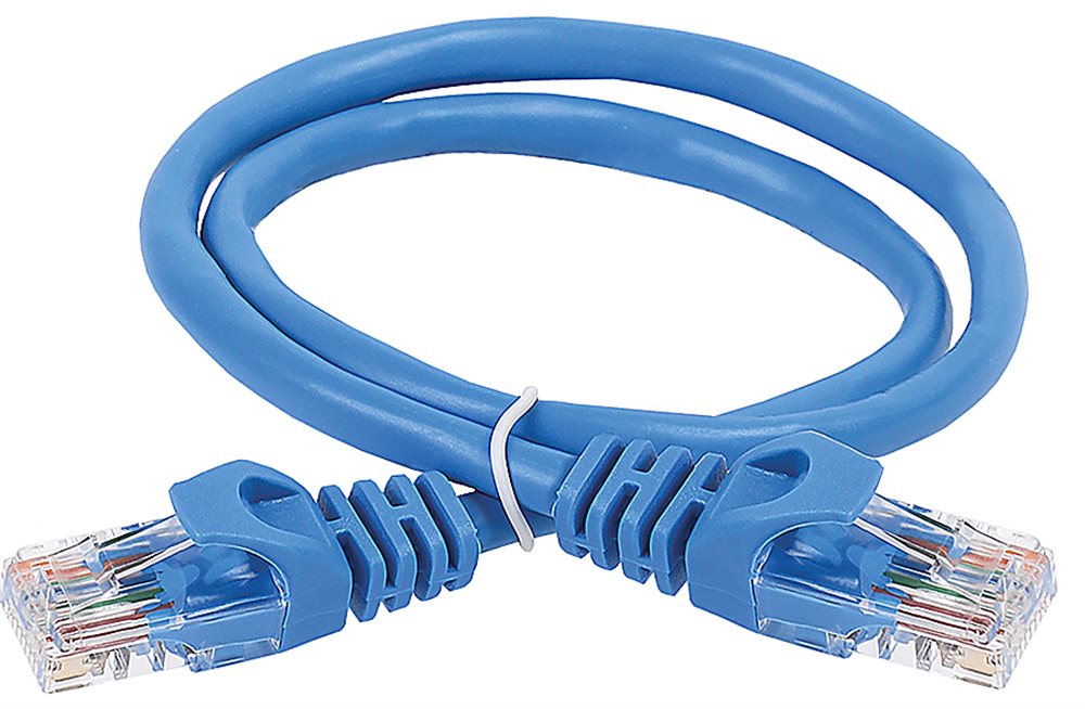 PC03-C5EUL-7M - ITK Коммутационный шнур кат. 5Е UTP LSZH 7м синий