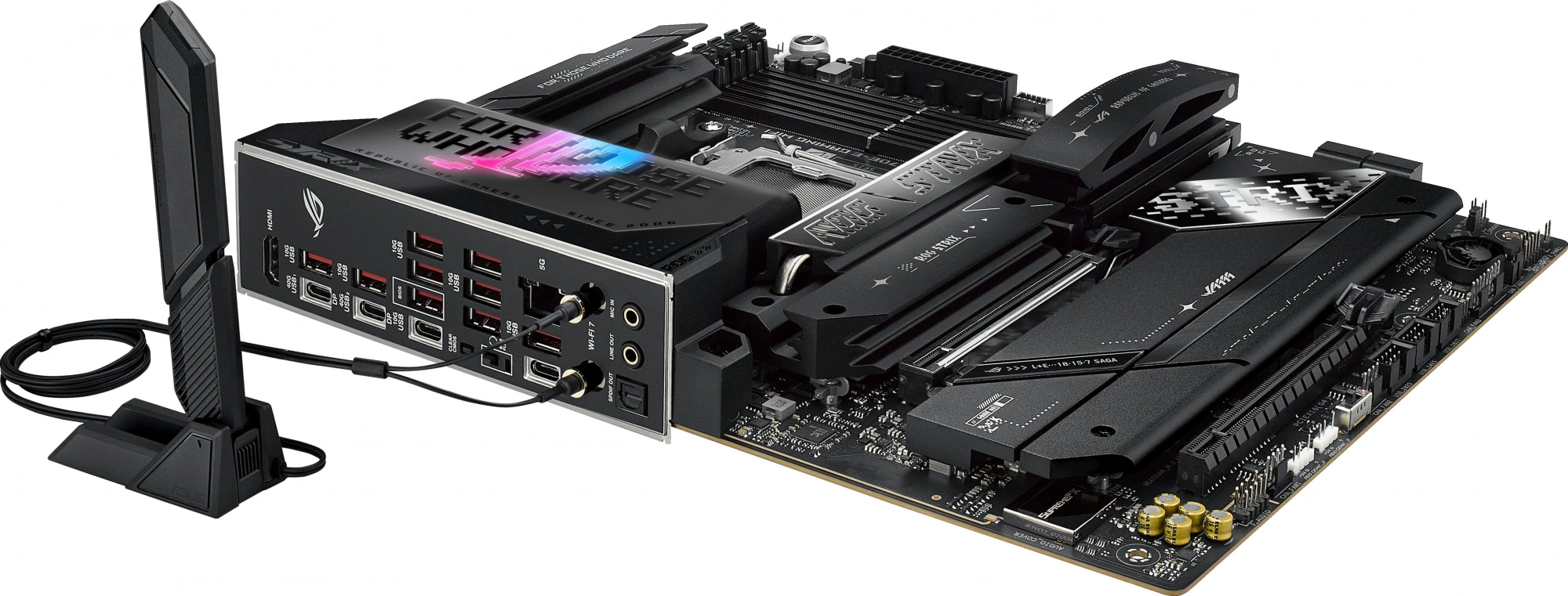 Материнская плата Asus ROG STRIX X870E-E GAMING WIFI Socket AM5 AMD X870E 4xDDR5 ATX AC`97 8ch(7.1) 5Gigabit RAID+HDMI