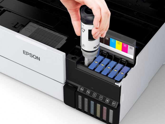 МФУ струйный Epson EcoTank L8160 (C11CJ20404/403/402) A4 Duplex Net WiFi белый