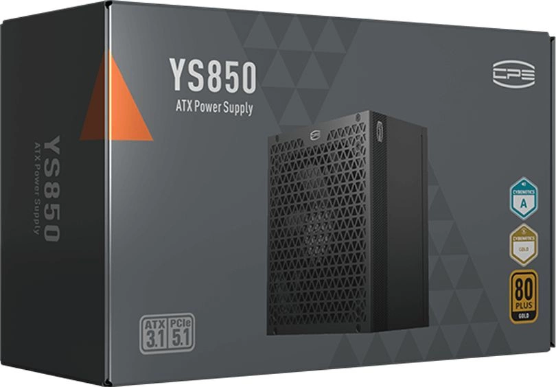 Блок питания PcCooler ATX 850W YS850 Gen.5 80+ gold (20+4pin) APFC 135mm fan 12xSATA Cab Manag RTL