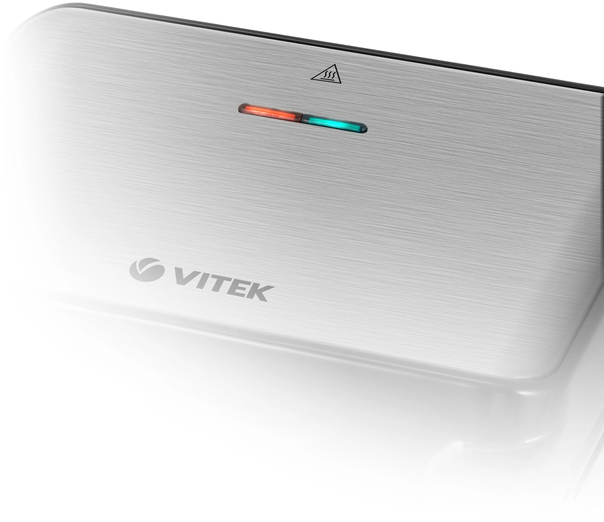 Вафельница Vitek VT-2626 850Вт черный/серебристый