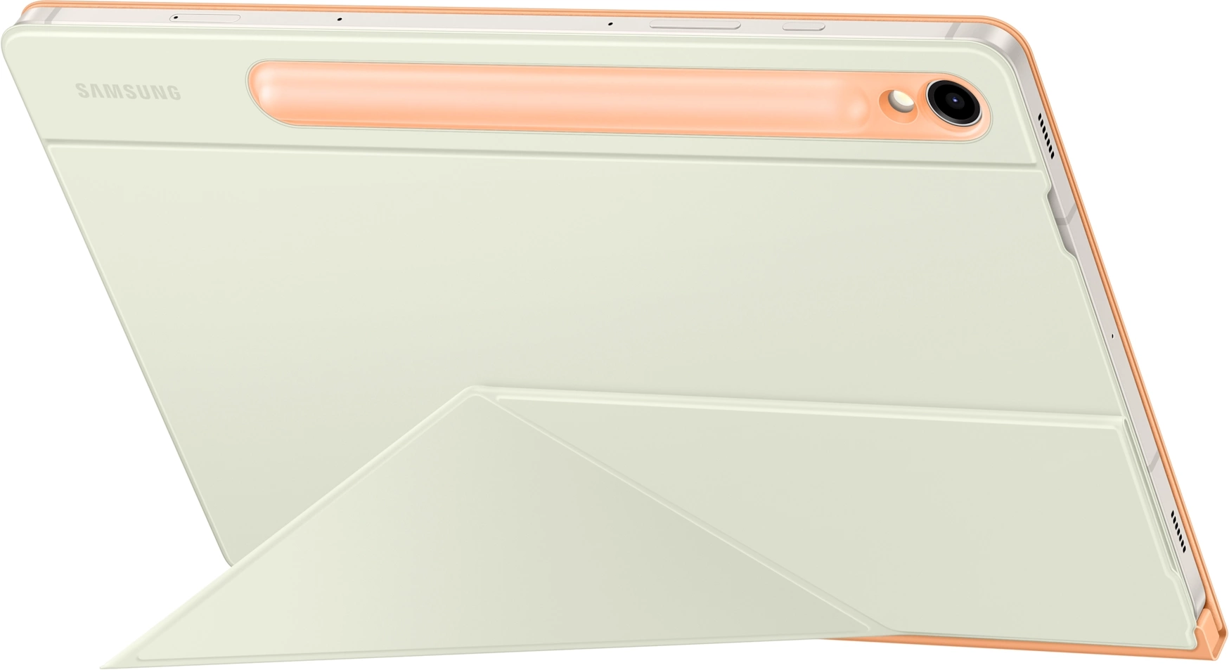 Чехол Samsung для Samsung Galaxy Tab S9/S9 FE/S10 FE Smart Book Cover поликарбонат/полиуретан оранжевый (EF-BX710POEGRU)