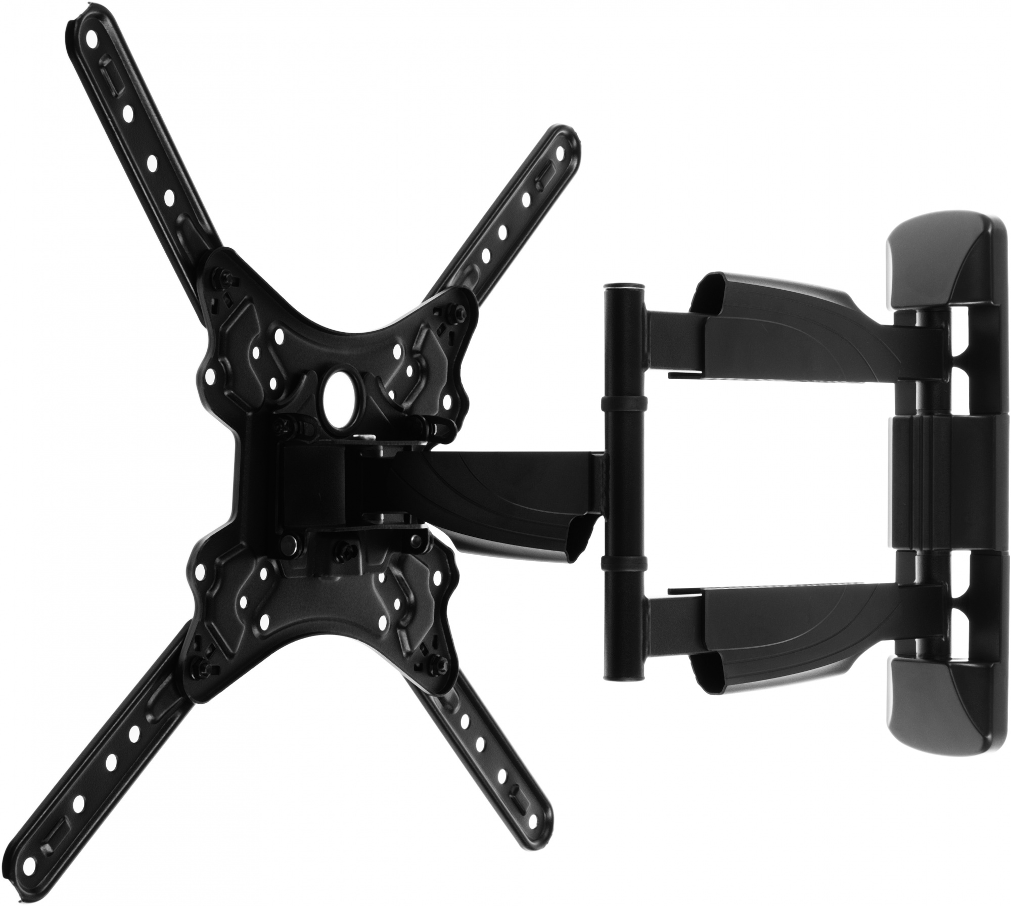 Кронштейн для телевизора Ultramounts UM871 черный 23"-55" макс.35кг настенный поворотно-выдвижной и наклонный
