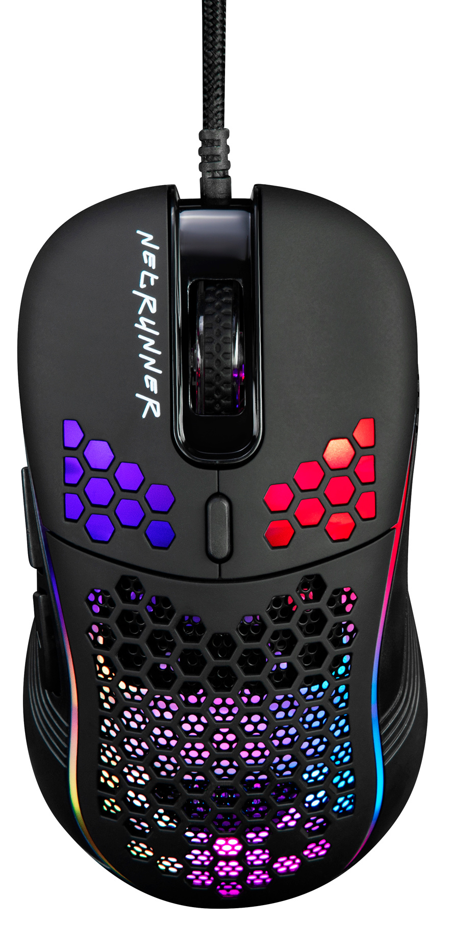 Мышь Оклик 713G NETRUNNER черный оптическая 3200dpi USB 6but (1465498)