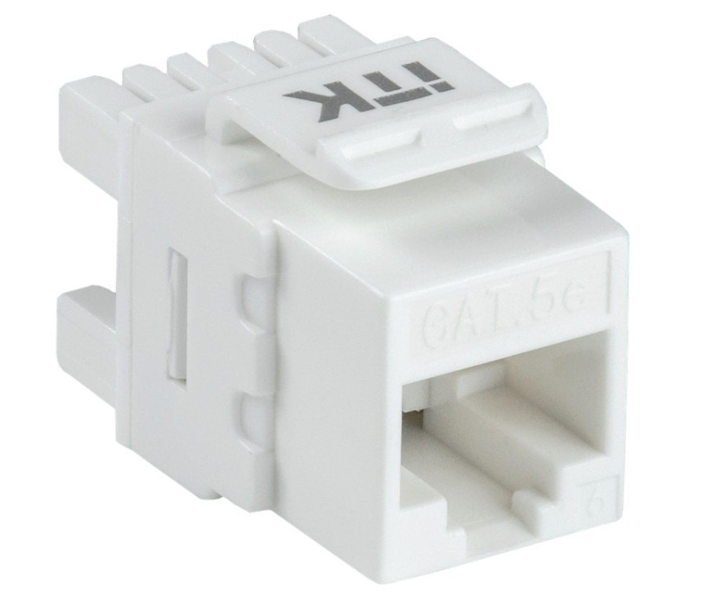 CS1-1C5EU-12 - Модуль Keystone Jack кат. 5E UTP 110 IDC 180 град., ITK