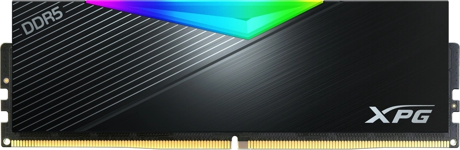 Память DDR5 2x32GB 6000MHz A-Data AX5U6000C3032G-DCLARBK XPG Lancer RGB RTL Gaming PC5-48000 CL30 DIMM 288-pin 1.35В kit dual rank с радиатором Ret