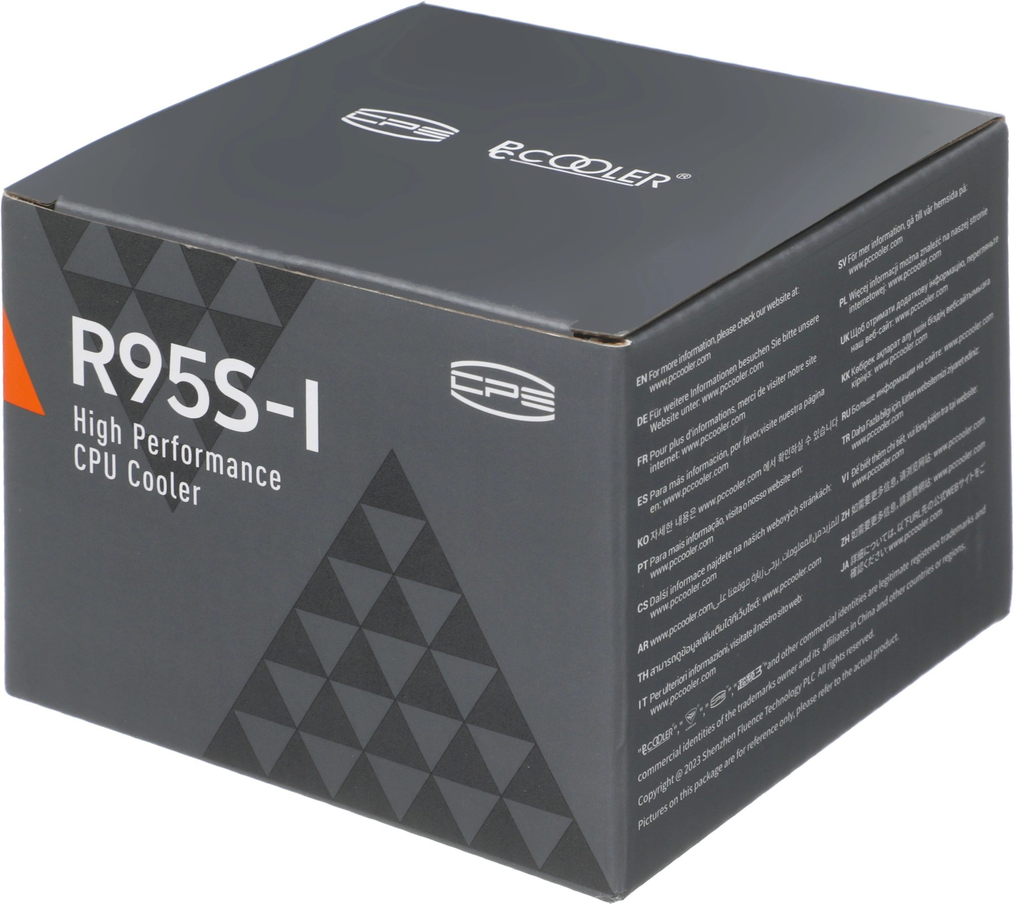 Устройство охлаждения(кулер) PcCooler R95S-I Soc-1200/1700/1851 серебристый/черный 4-pin 31.1dB Al 95W 360gr Ret (R95S-XXNIXX-CL)