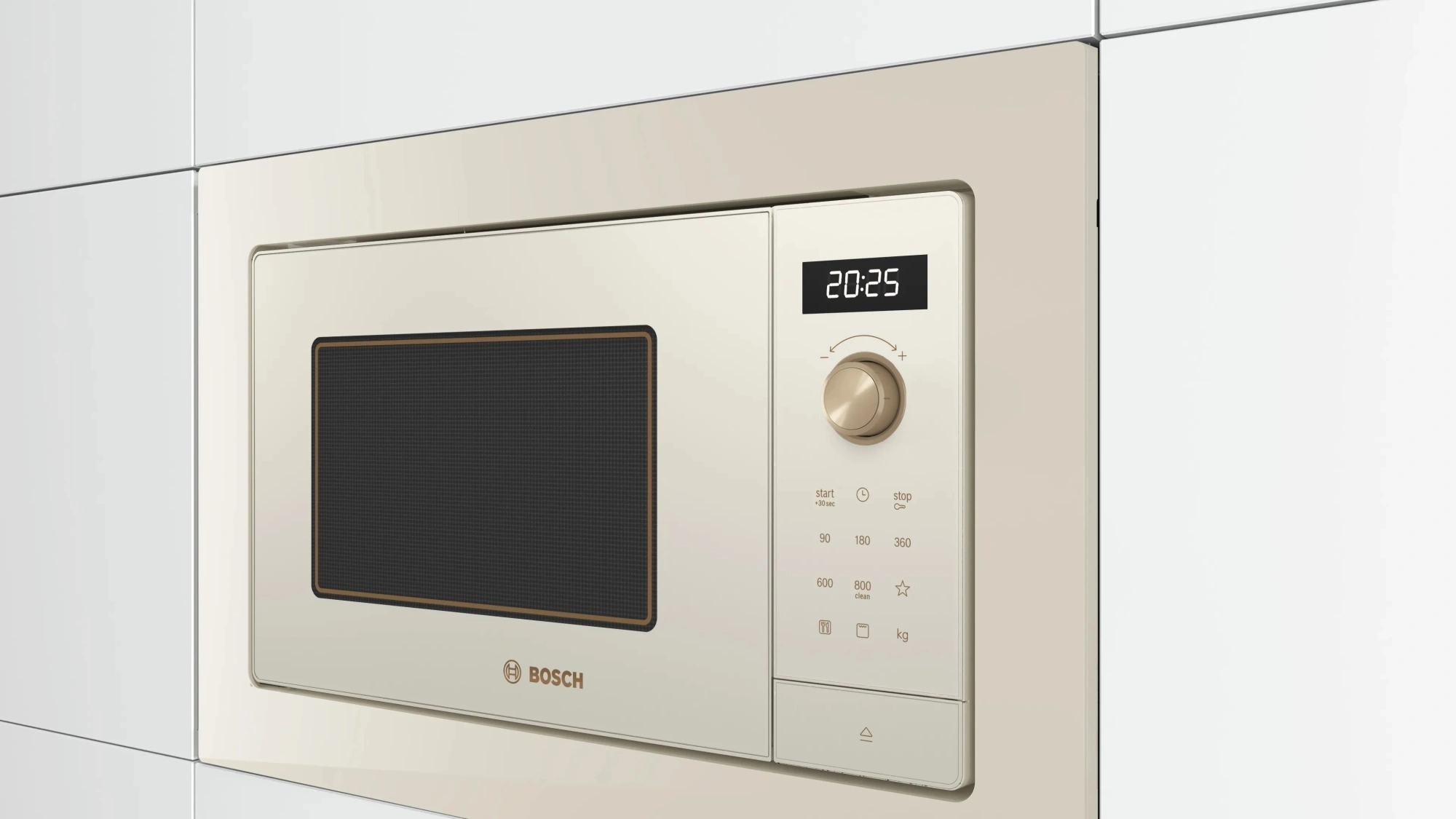 Микроволновая печь Bosch BEL653MP3 25л. 800Вт жемчужно-белый (встраиваемая)