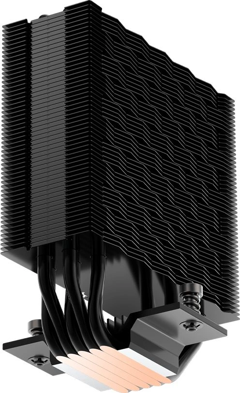 Устройство охлаждения(кулер) PcCooler RT500 Digital BK ARGB Soc-AM5/AM4/1200/1700/1851 черный 4-pin 34.9dB Al+Cu LCD 245W Ret (RT500-BKAWYL-GL)