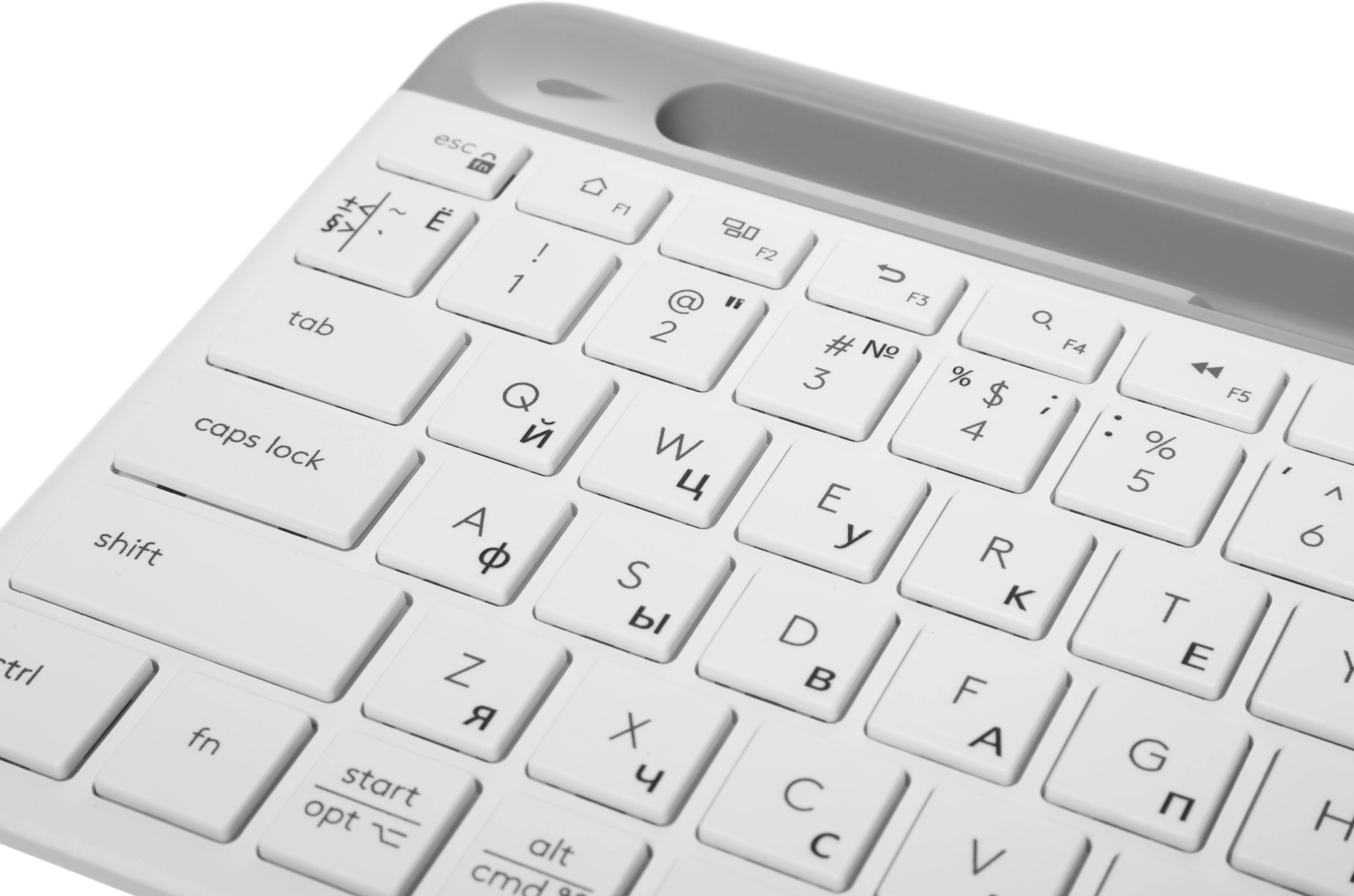 Клавиатура Logitech K580 белый/серебристый USB беспроводная BT/Radio slim Multimedia (920-009209)