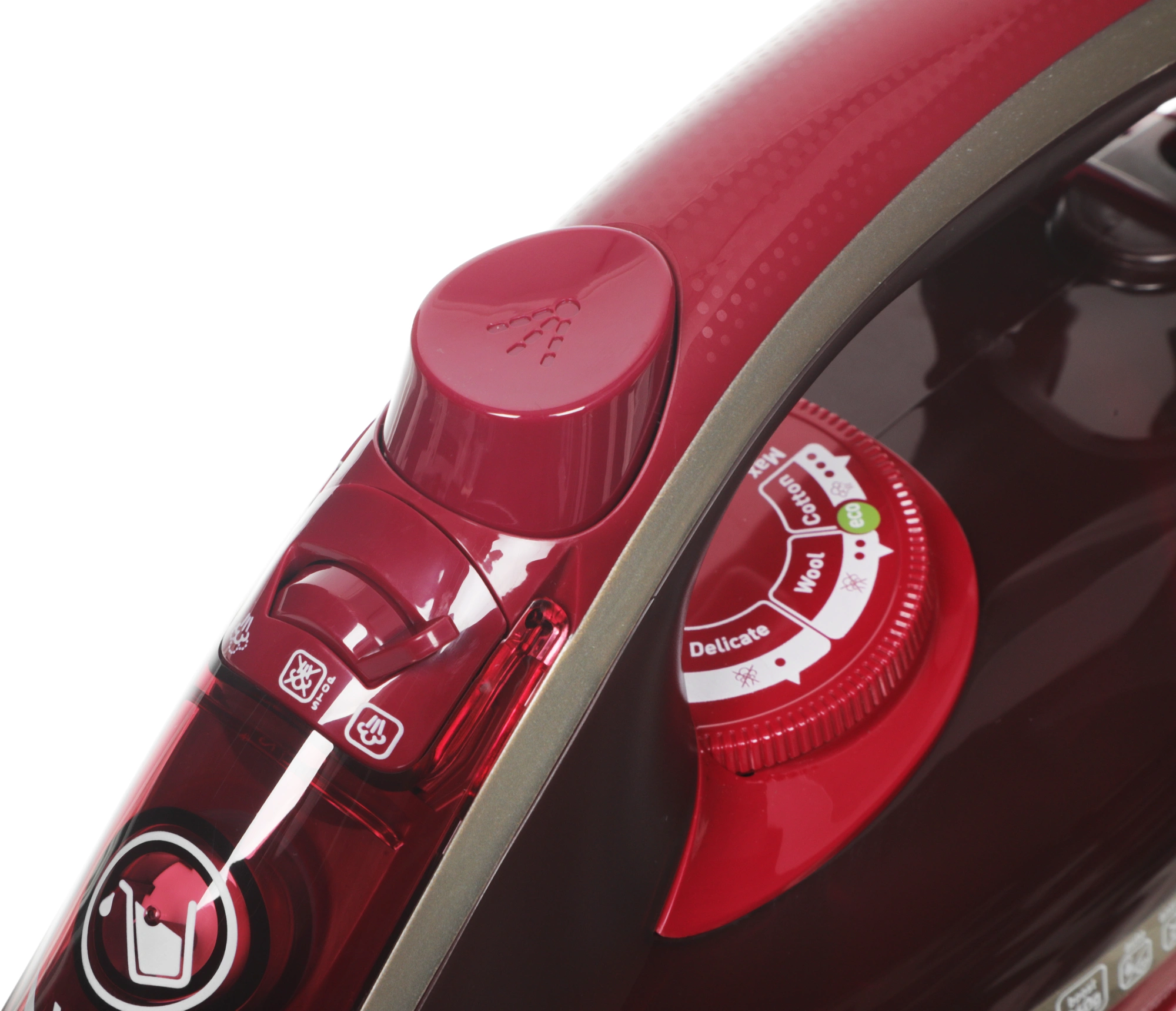 Утюг Tefal FV6820E0 2800Вт вишневый/серебристый