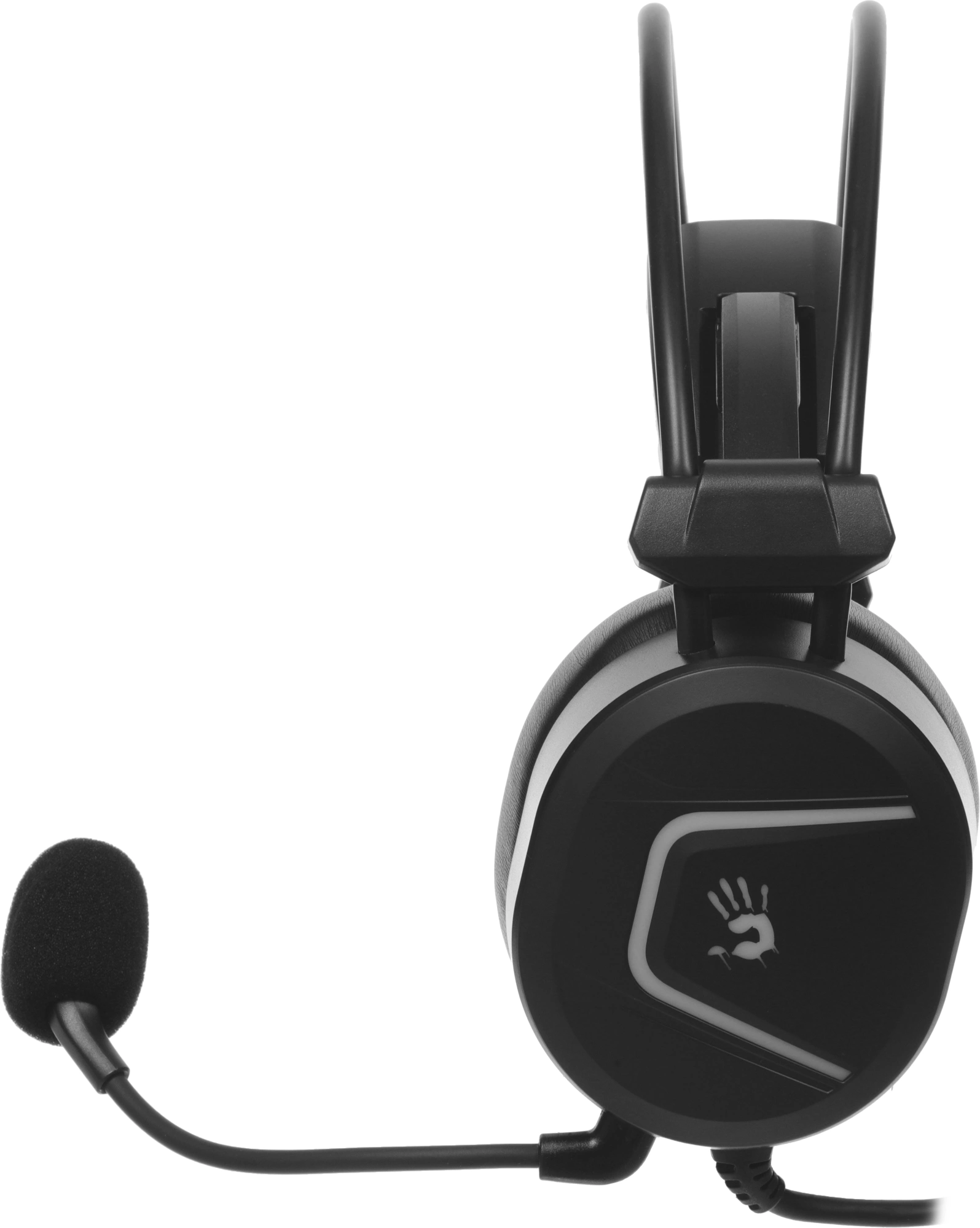 Наушники с микрофоном A4Tech Bloody MC750 черный 2.3м мониторные USB оголовье (MC750 BLACK)