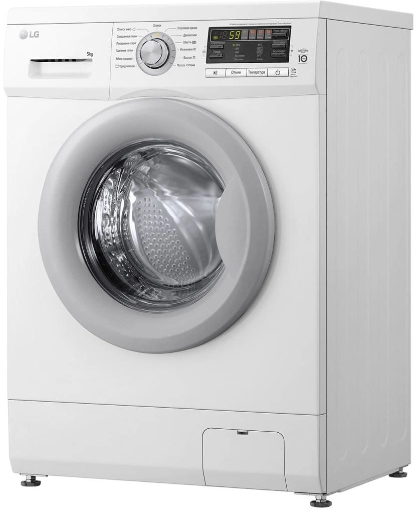 Стиральная машина LG F10B8LD7 класс: A загр.фронтальная макс.:5кг белый инвертор