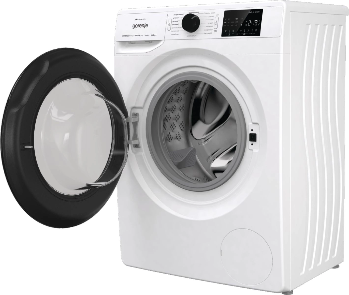 Стиральная машина Gorenje WPNEI82SBSWIFI/C класс: A+++ загр.фронтальная макс.:8кг белый инвертор