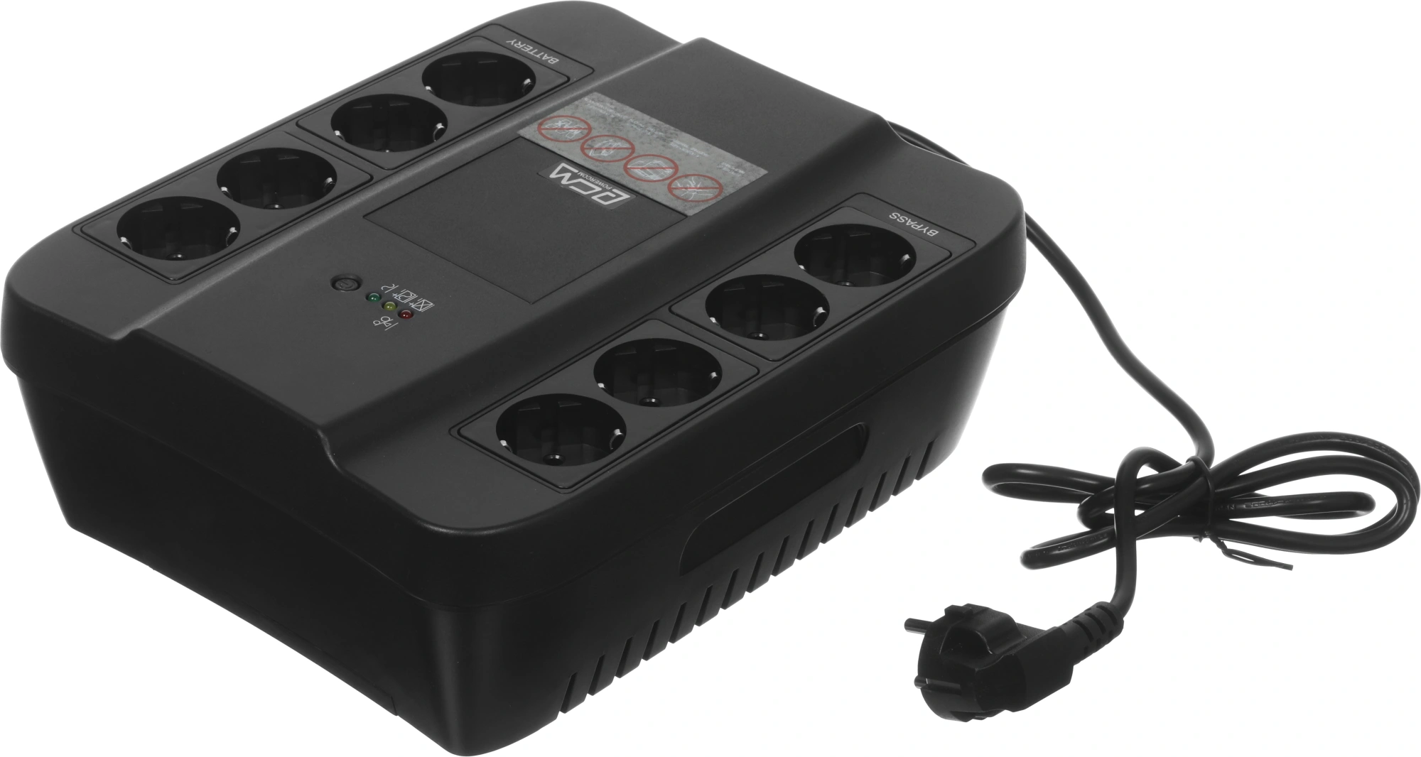 Источник бесперебойного питания Powercom Spider SPD-450N 270Вт 450ВА черный