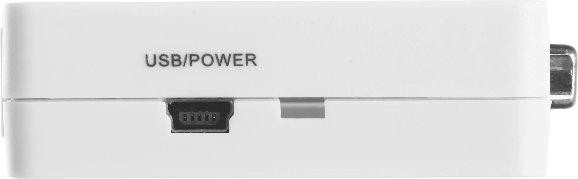 Переходник аудио-видео Premier 5-982 VGA (f)/HDMI (f)/Jack 3.5 (m) белый