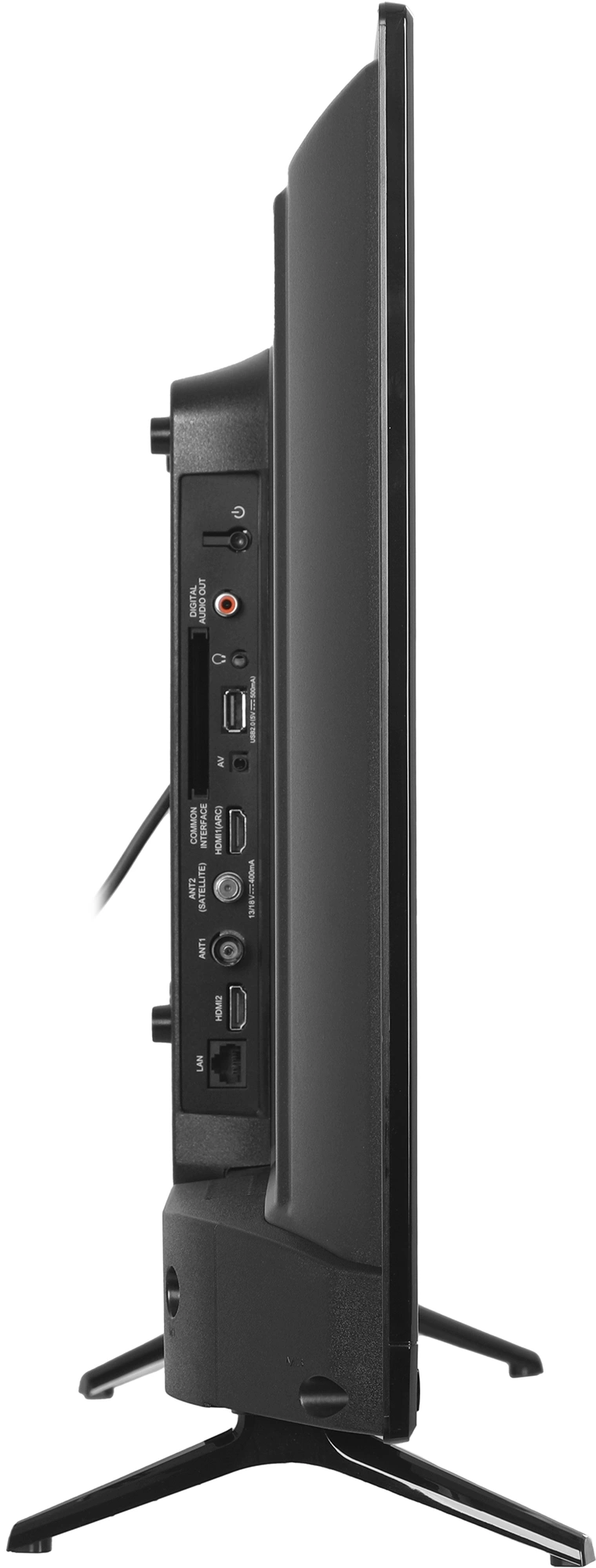 Телевизор LED Digma 32" DM-LED32SBB35 Яндекс.ТВ Slim Design черный/черный FULL HD 60Hz DVB-T DVB-T2 DVB-C DVB-S DVB-S2 USB WiFi Smart TV
