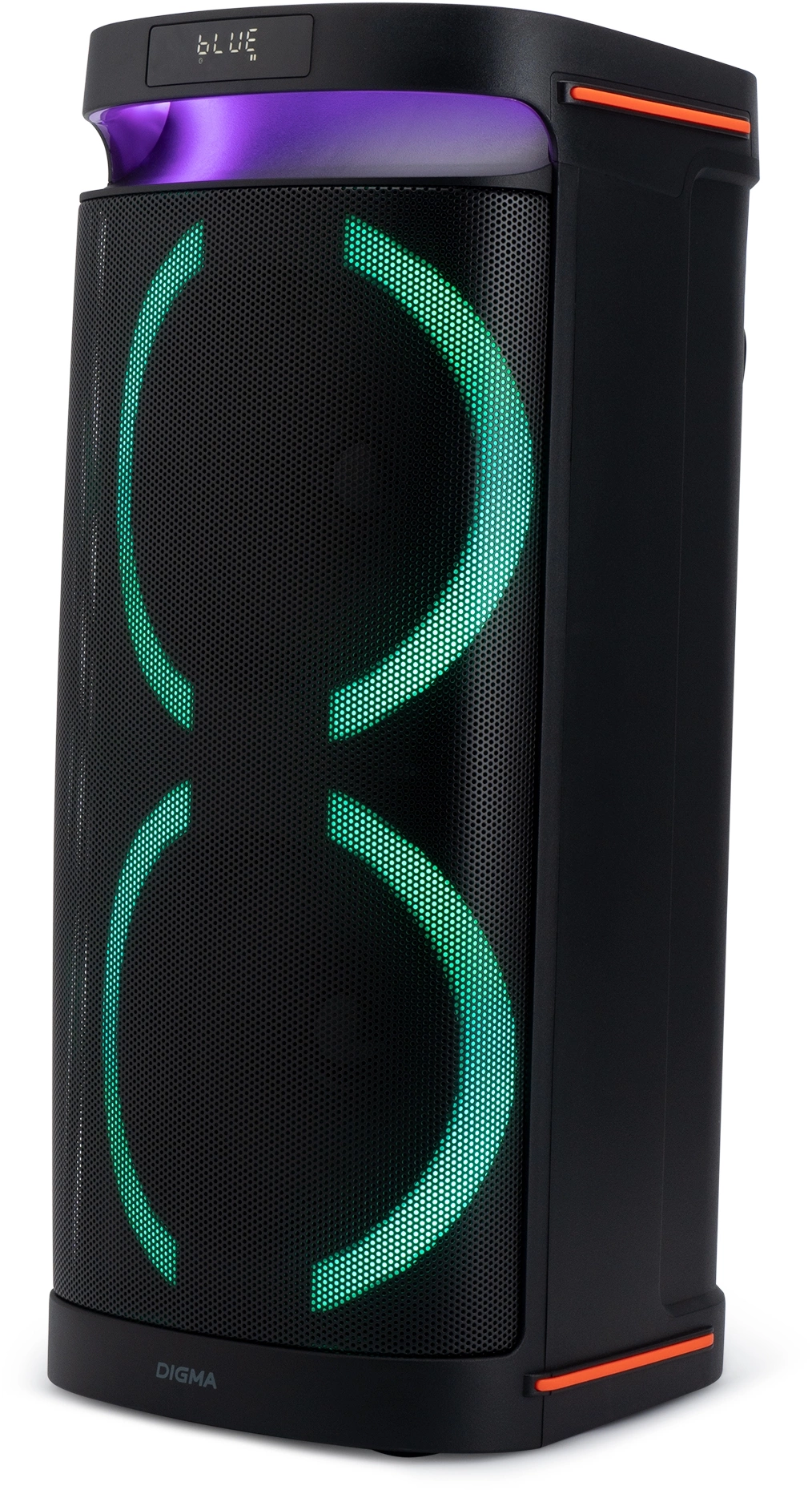 Минисистема Digma D-MC1750 черный 60Вт FM USB BT micro SD