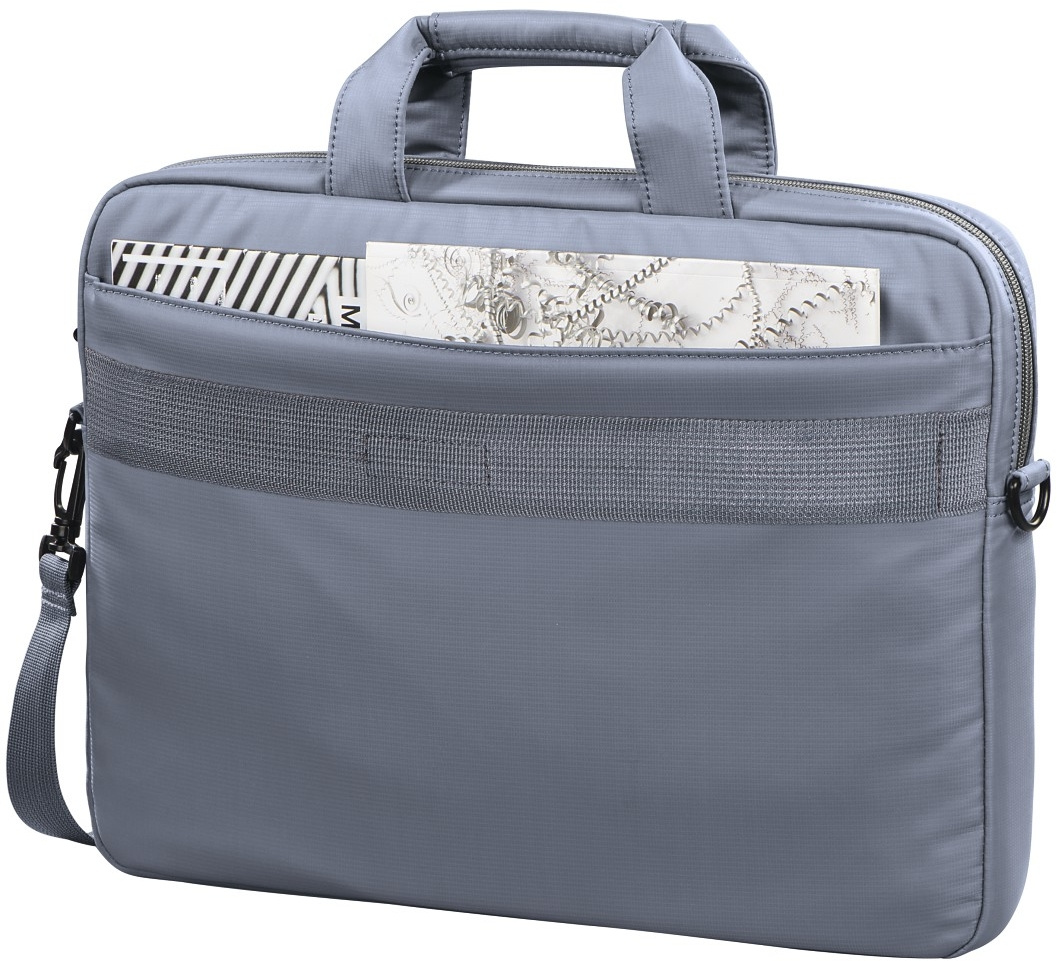 Сумка для ноутбука 13.3" Hama Toronto серый/голубой нейлон (00216567)
