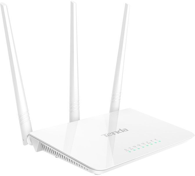 Роутер беспроводной Tenda F3 N300 10/100BASE-TX белый