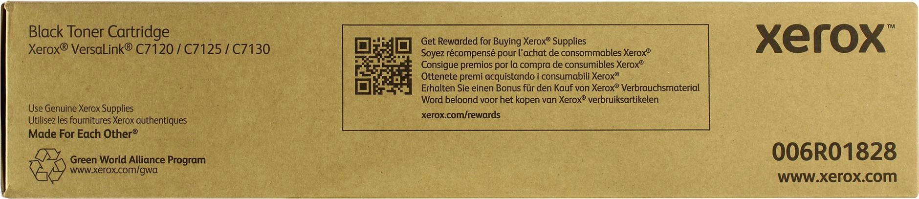 Картридж лазерный Xerox 006R01828 черный (31300стр.) для Xerox VersaLink C7120, C7125, C7130