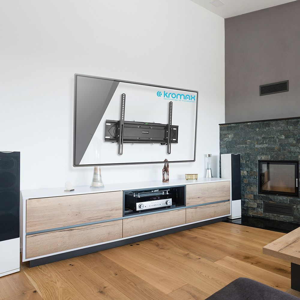 Кронштейн для телевизора Kromax PIXIS-XL-2 черный 40"-90" макс.50кг настенный поворот и наклон