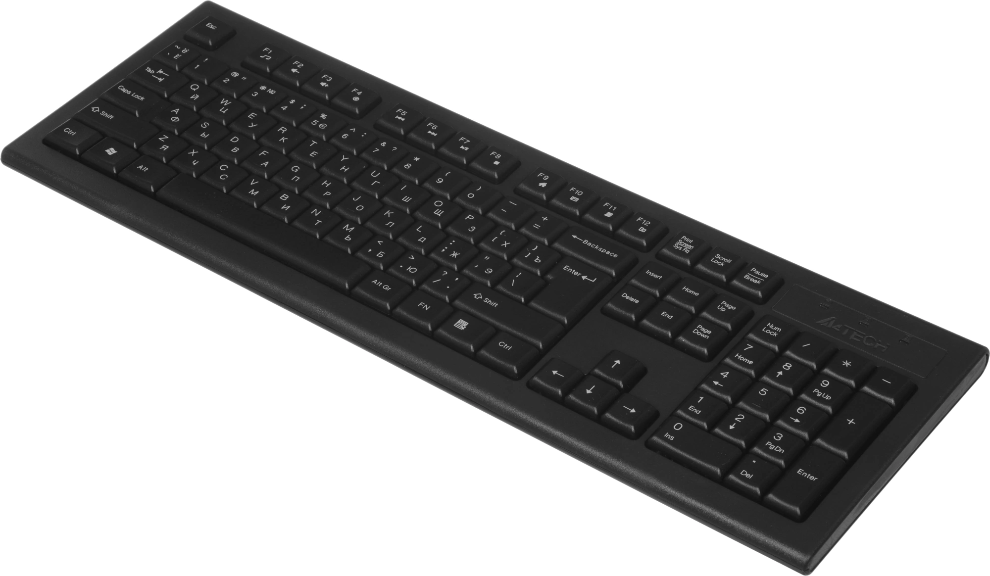 Клавиатура + мышь A4Tech 7100N клав:черный мышь:черный USB беспроводная