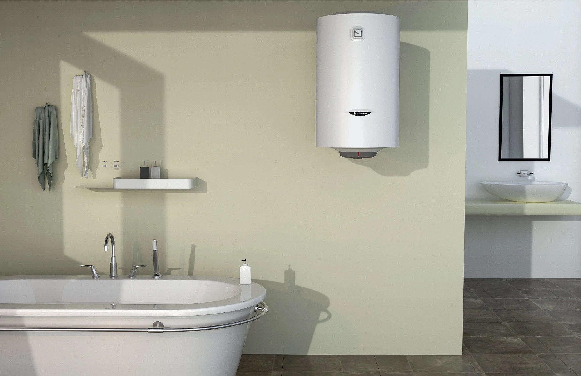 Водонагреватель Ariston PRO1 R ABS 150 V 1.8кВт 150л электрический настенный/белый