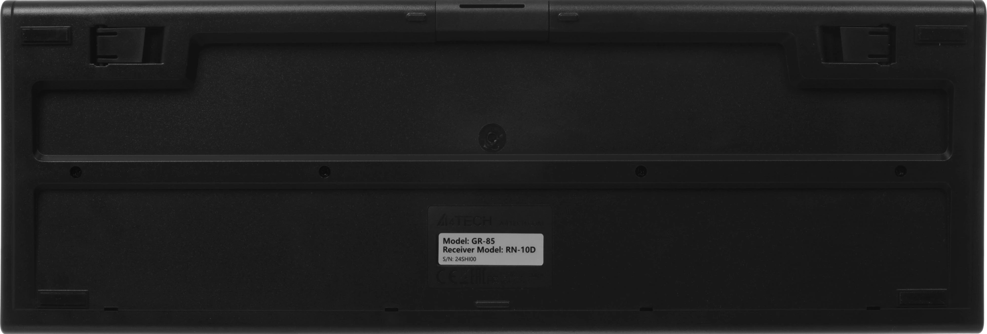Клавиатура + мышь A4Tech 7100N клав:черный мышь:черный USB беспроводная
