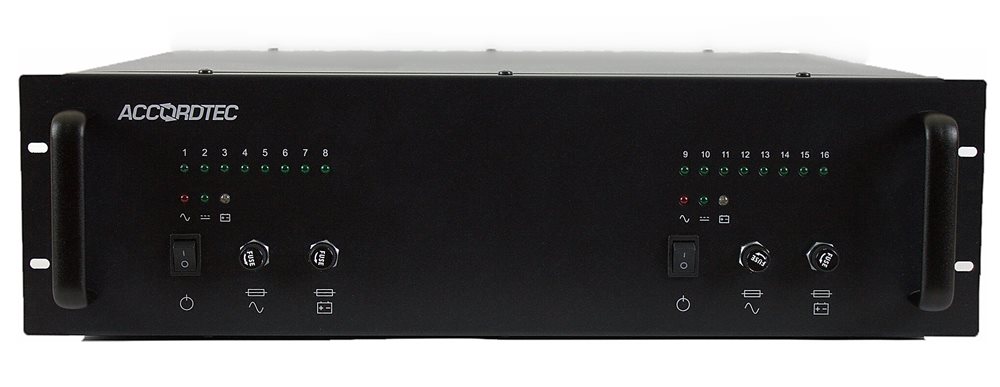 ББП-80х2 v.16 RACK 3U - Источник вторичного электропитания