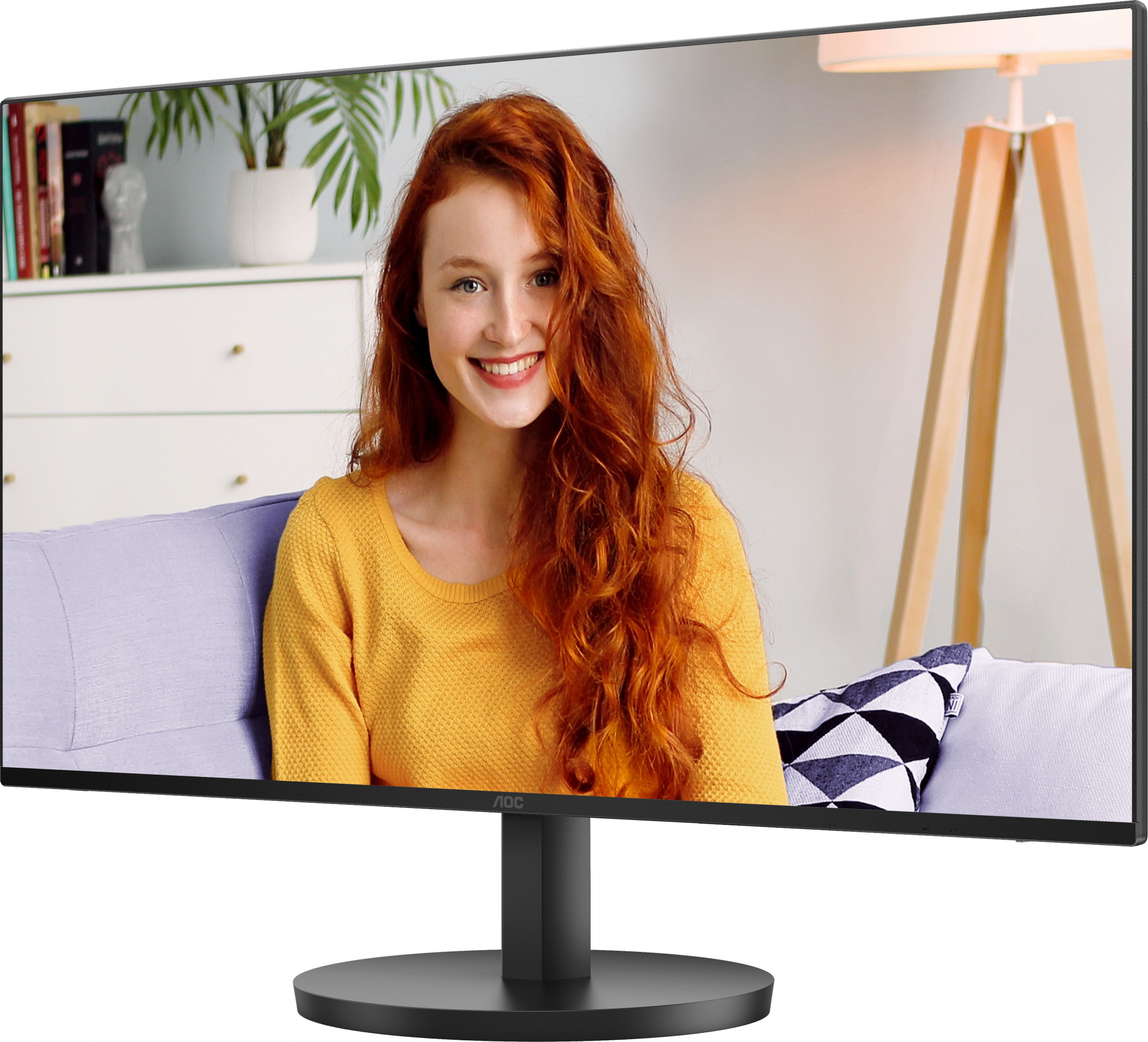 Монитор AOC 27" Basic-Line 27B3CA2 черный IPS LED 1ms 16:9 HDMI M/M матовая 250cd 178гр/178гр 1920x1080 100Hz DP FHD USB 3.36кг
