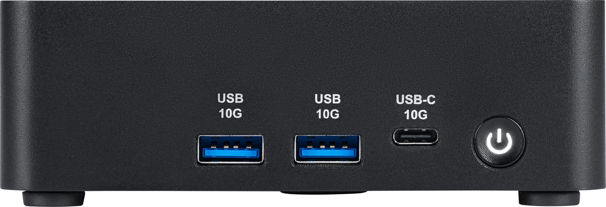 Неттоп MSI Cubi NUC AI 1UMG-064XRU Core Ultra 7 155H (1.4) 16Gb SSD1Tb Arc graphics без ОС 2x2.5GbitEth WiFi BT 120W черный (9S6-B20911-065)