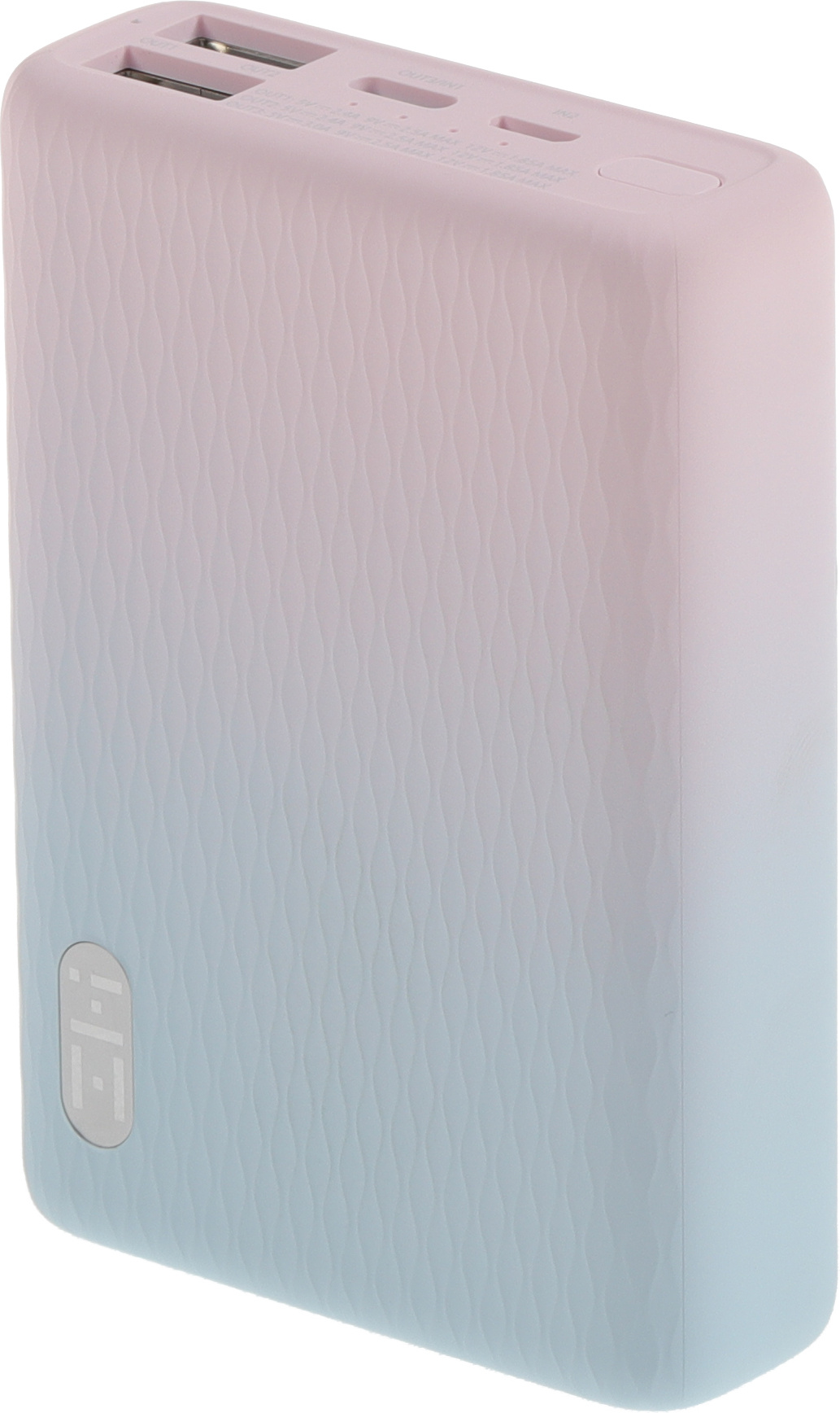 Мобильный аккумулятор ZMI QB817 10000mAh QC3.0/PD3.0 22.5W 3A 2xUSB-A/USB-C голубой/розовый (QB817 COLOR)