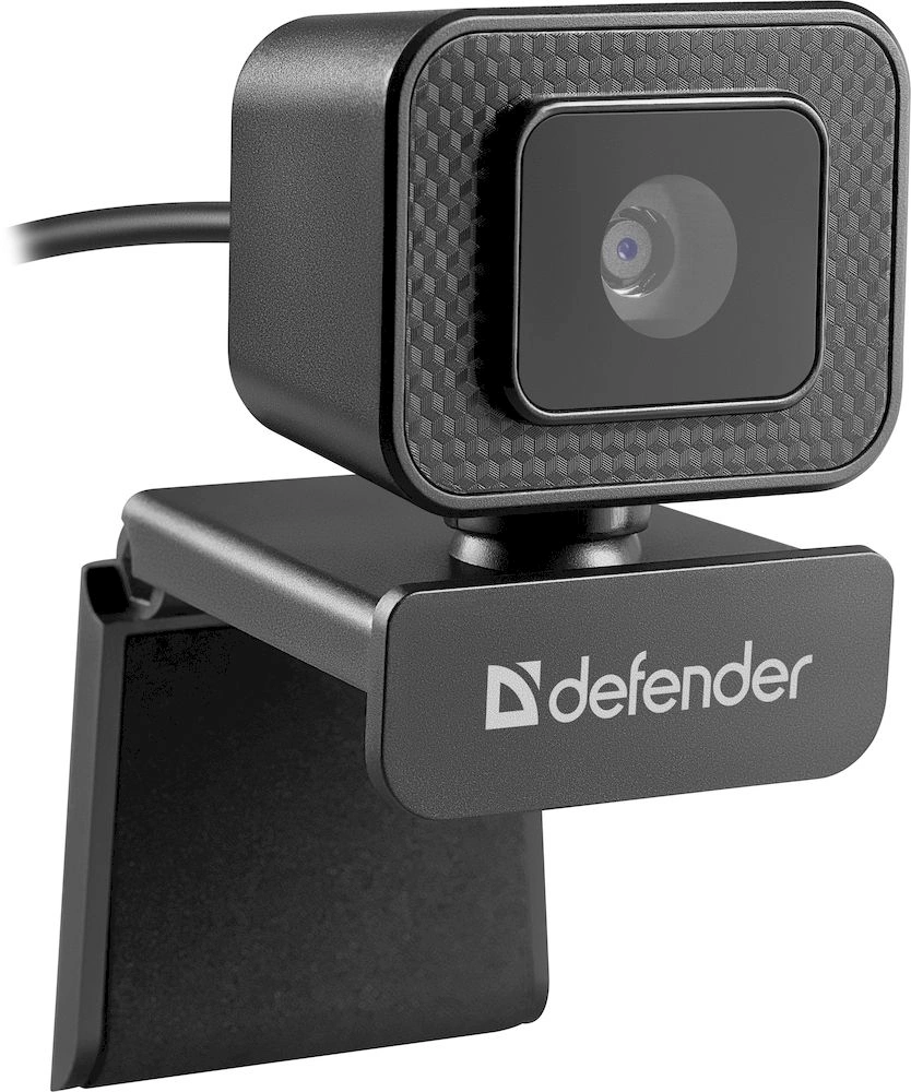 Камера Web Defender G-Lens 2596 черный 12Mpix (3840x2160) USB2.0 с микрофоном для ноутбука (63196)