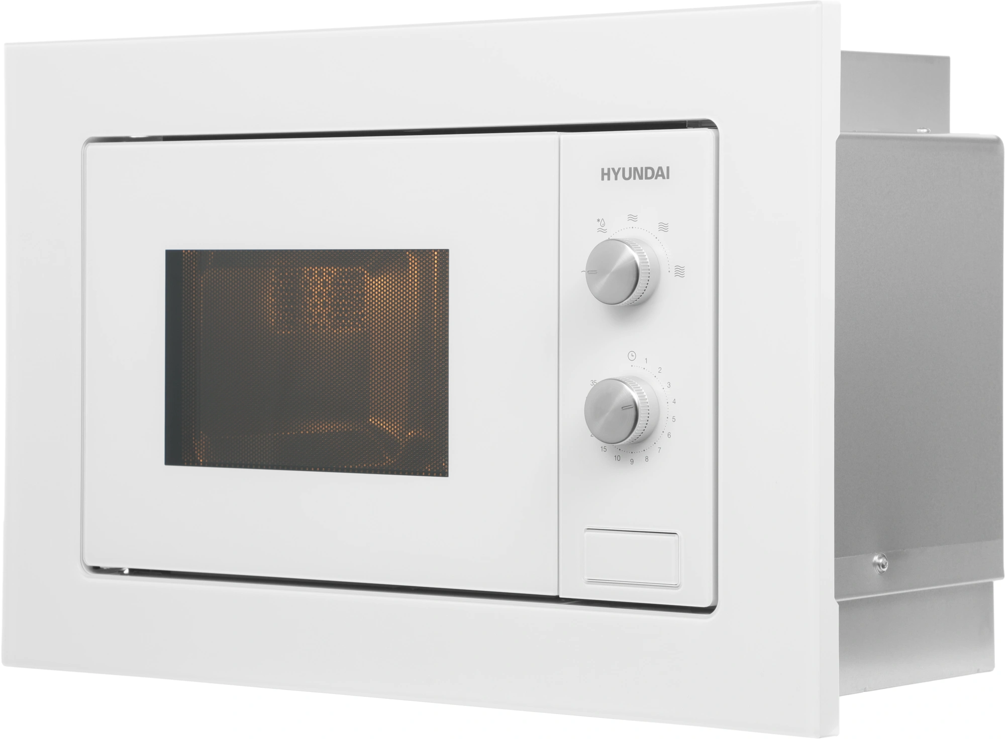 Микроволновая печь Hyundai HBW 2030S WG 20л. 800Вт белый (встраиваемая)