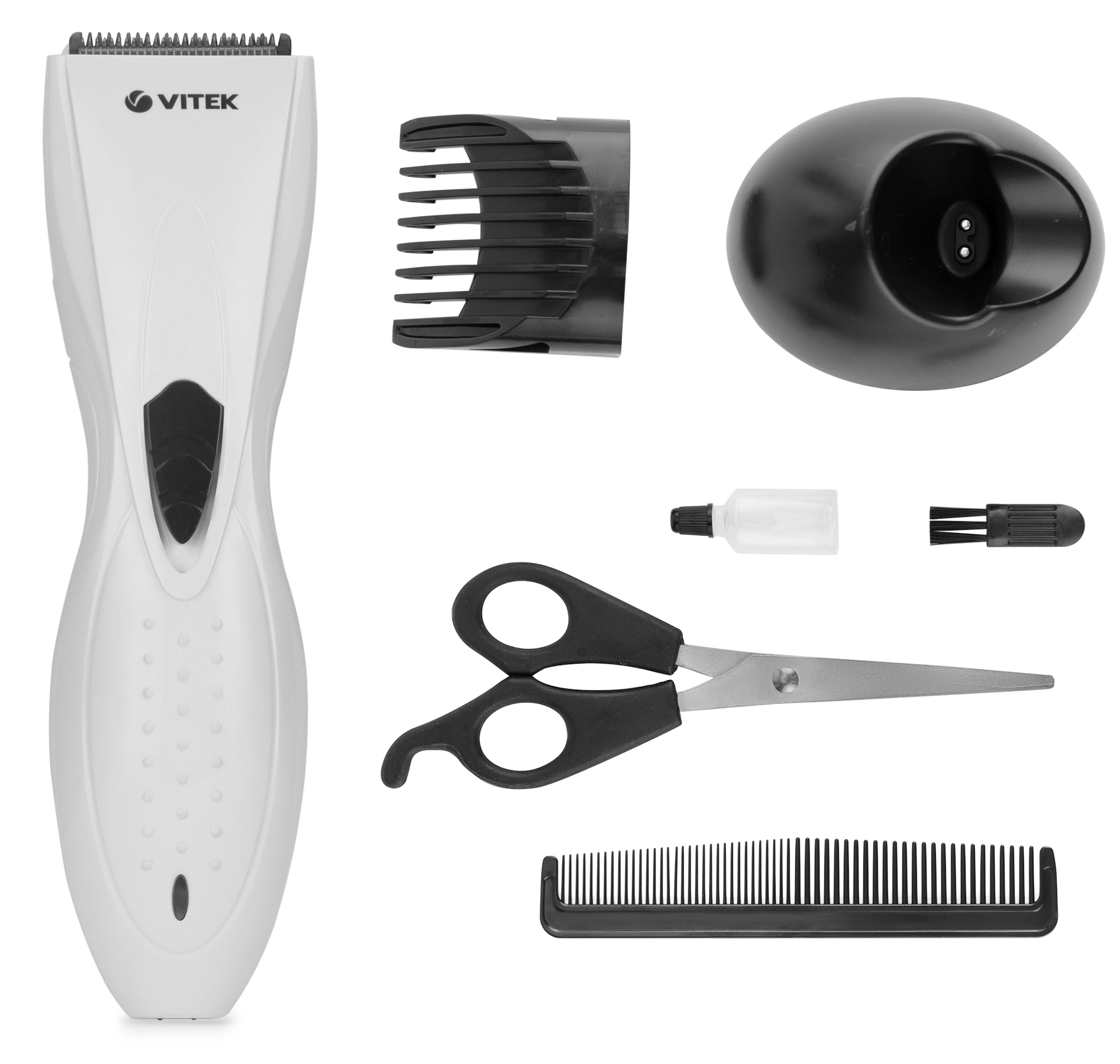 Машинка для стрижки Vitek Harmony VT-1351 графитовый (насадок в компл:1шт)
