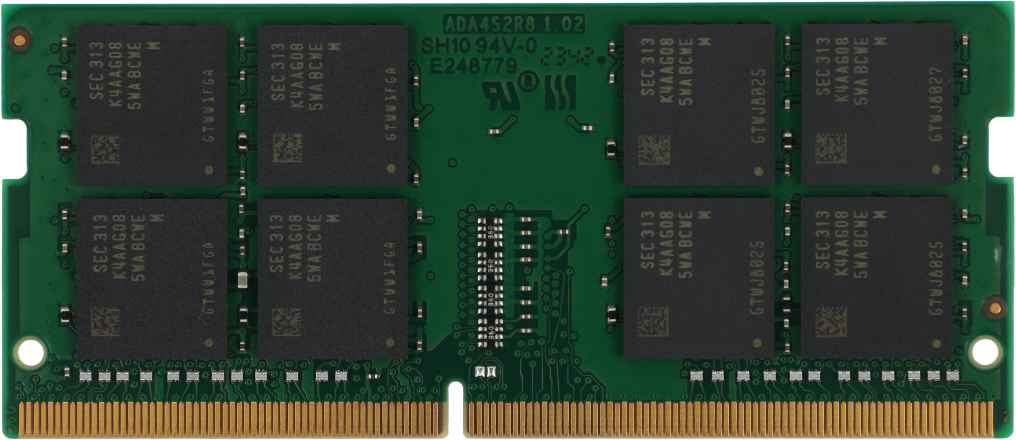 Память DDR4 32Gb 3200MHz A-Data AD4S320032G22-SGN RTL PC4-25600 CL22 SO-DIMM 260-pin 1.2В single rank Ret