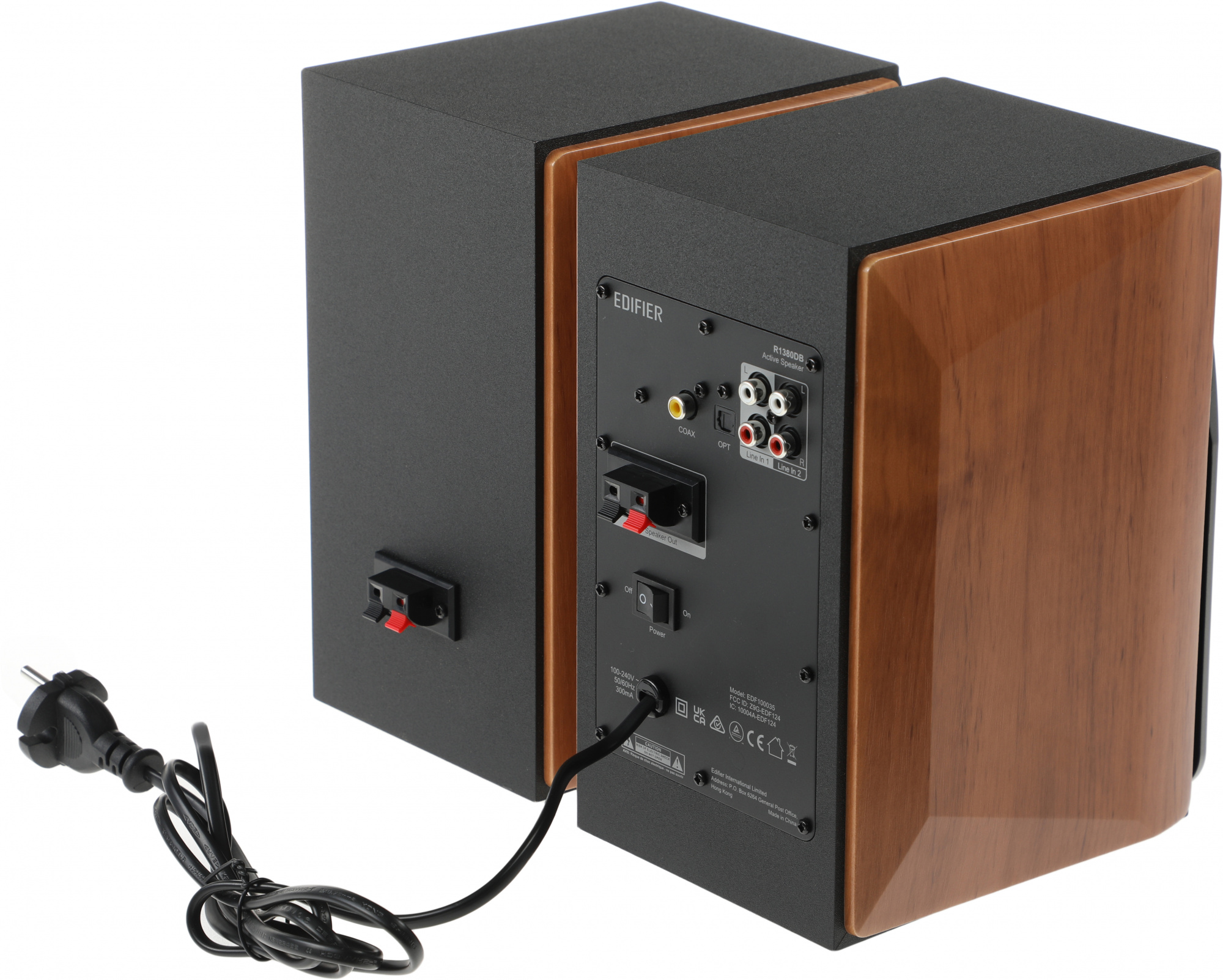 Колонки Edifier R1380DB 2.0 светлое дерево/черный 42Вт BT