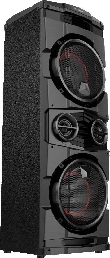 Минисистема Hisense Party rockstar 1600 черный 800Вт FM USB BT