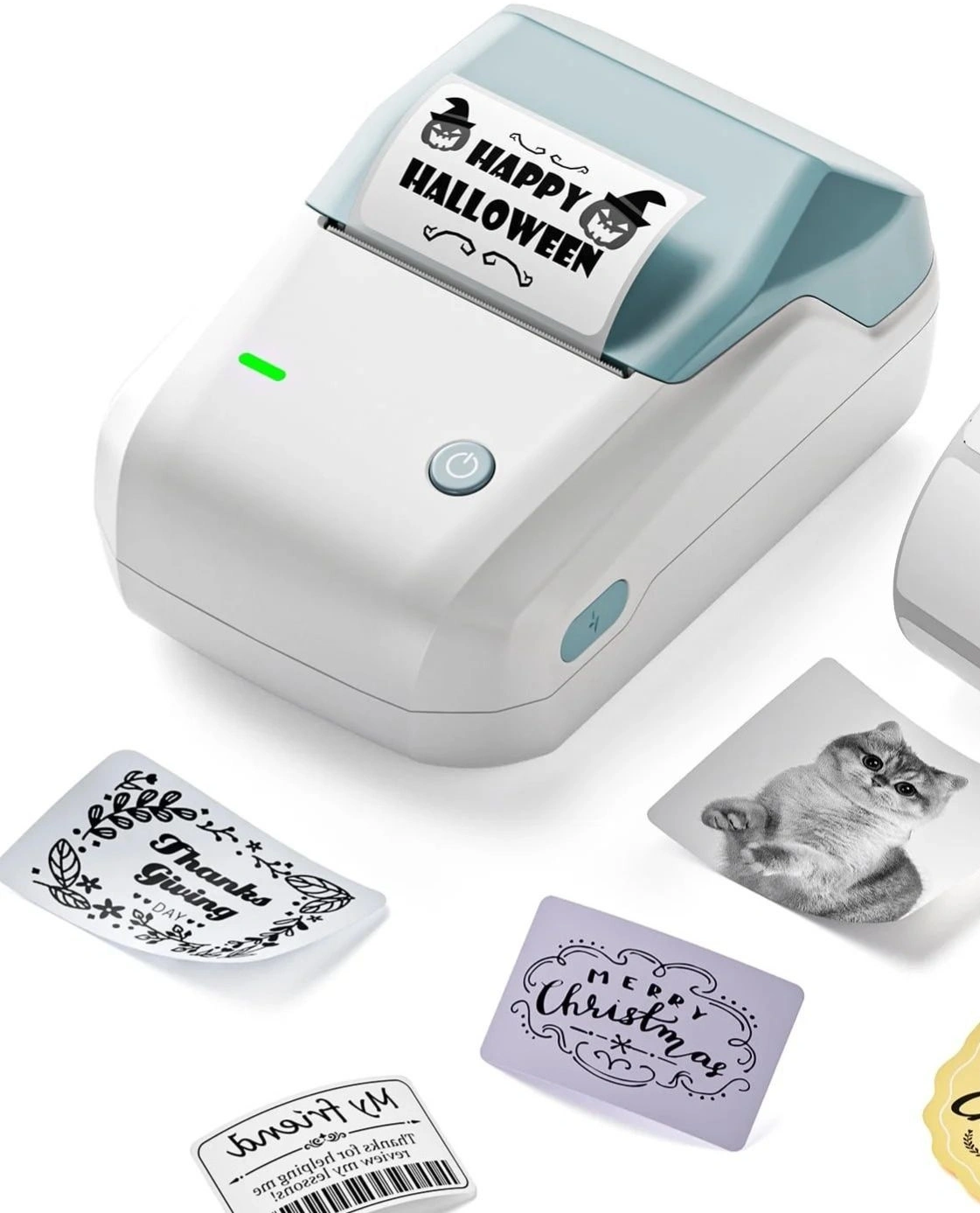 Термопринтер Niimbot B1 (1746797) 203dpi 50мм/с/USB/BT для печ.этик. голубой
