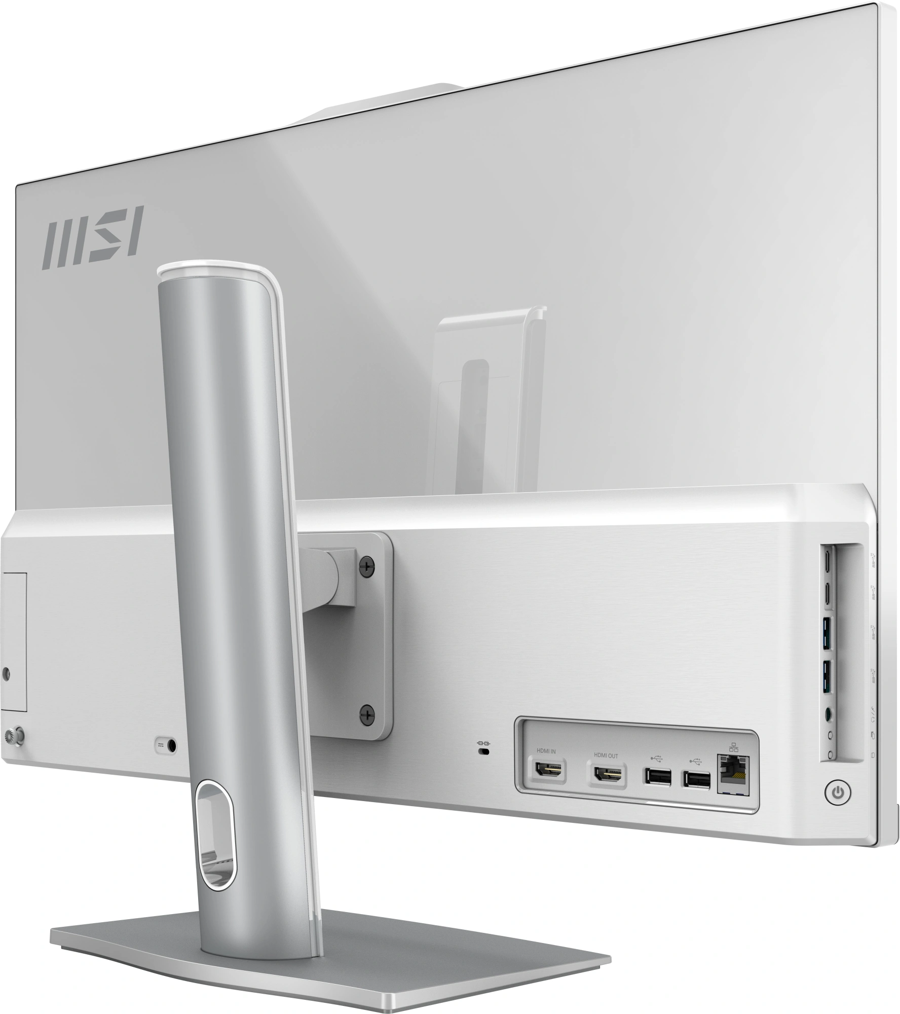 Моноблок MSI Modern AM272P 1M-674RU 27" Full HD Core 5 120U (1.4) 16Gb SSD512Gb Graphics Windows 11 Pro GbitEth WiFi BT 120W клавиатура мышь Cam белый 1920x1080