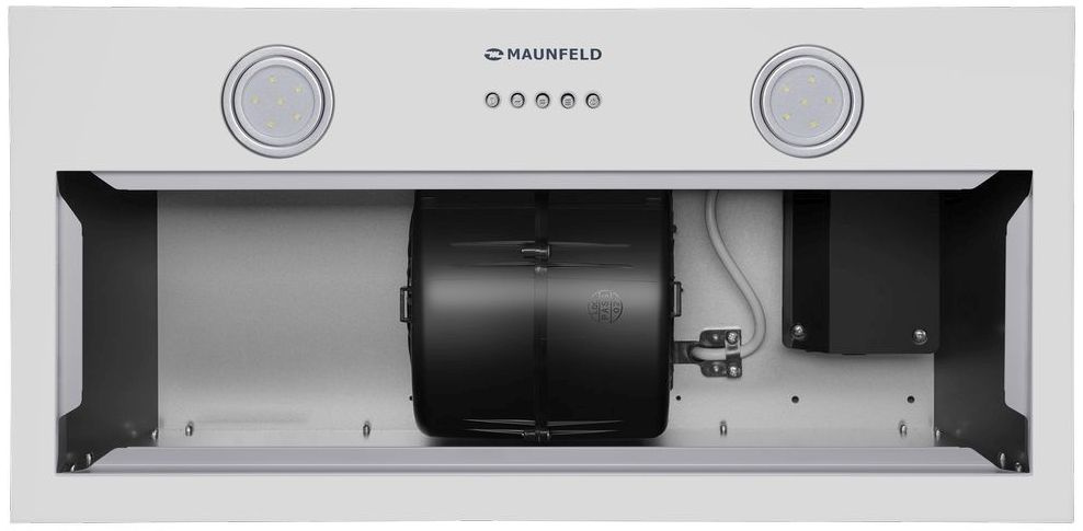 Вытяжка встраиваемая Maunfeld THAMES 601PM белый управление: кнопочное (1 мотор)